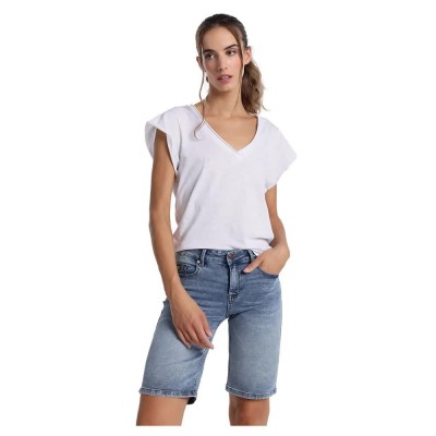дънки,дамски,панталони,lois,jeans,8580,denim,shorts,blue,(blue)