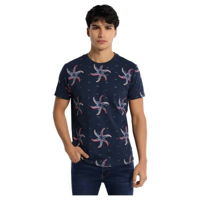 тениска,мъжки,тениски,six,valves,6958,short,sleeve,t,shirt,blue,(blue)