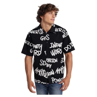 риза,с,къс,ръкав,мъжки,ризи,six,valves,8396,short,sleeve,shirt,black,(black)