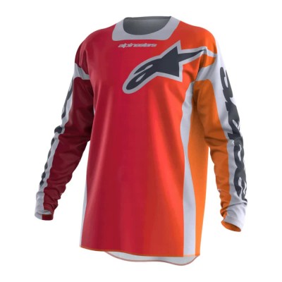 блуза,с,дълъг,ръкав,мъжки,тениски,дамски,тениски,alpinestars,fluid,portl,long,sleeve,jersey,red,orange,(red,light,gray,dark,gray)