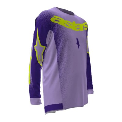 блуза,с,дълъг,ръкав,мъжки,тениски,дамски,тениски,alpinestars,supertech,scenz,long,sleeve,jersey,purple,(purple,yellow,fluor)