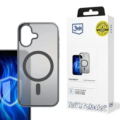 други,аксесоари,3mk,frosty,iphone,16,plus,phone,case,clear,(black)