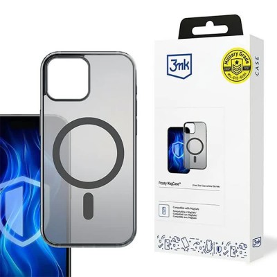 други,аксесоари,3mk,frosty,iphone,15,plus,phone,case,clear,grey,(black)