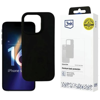 други,аксесоари,3mk,silicone,iphone,16,pro,max,6.9´´,phone,case,black,(black)
