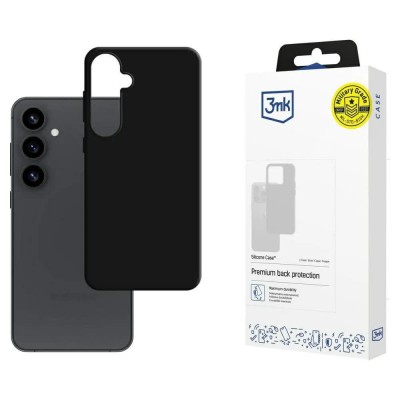 други,аксесоари,3mk,silicone,samsung,galaxy,s25+,phone,case,black,(black)