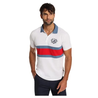 дънки,мъжки,блузи,с,яка,lois,jeans,10727,short,sleeve,polo,white,(white)