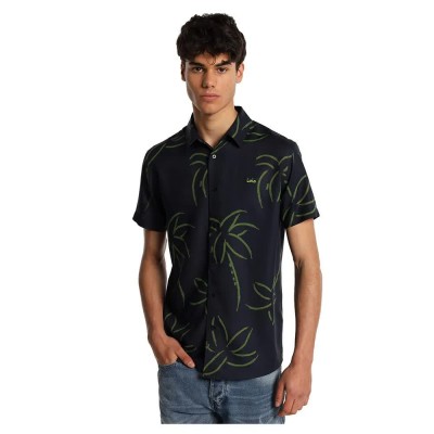 риза,с,къс,ръкав,мъжки,ризи,lois,jeans,10744,short,sleeve,shirt,blue,(blue)