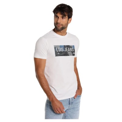 тениска,мъжки,тениски,lois,jeans,10784,short,sleeve,t,shirt,white,(white)