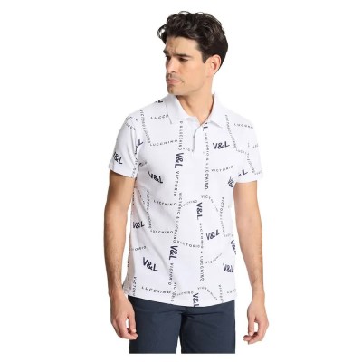 панталони,тип,чино,мъжки,блузи,с,яка,victorio,&,lucchino,11089,short,sleeve,polo,white,(white)