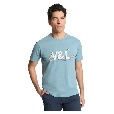 тениска,мъжки,тениски,victorio,&,lucchino,11101,short,sleeve,t,shirt,blue,(green)