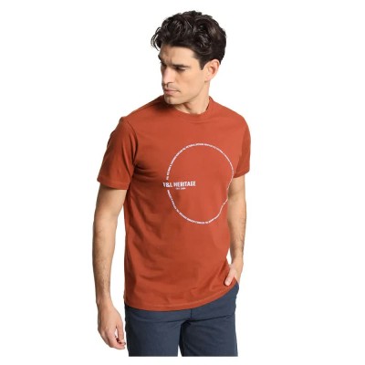 тениска,мъжки,тениски,victorio,&,lucchino,11118,short,sleeve,t,shirt,orange,(brown)