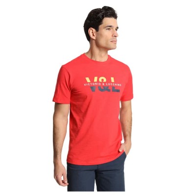 тениска,мъжки,тениски,victorio,&,lucchino,11121,short,sleeve,t,shirt,red,(red)
