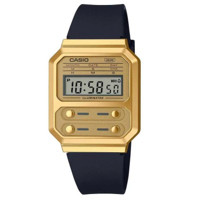 часовник,часовници,casio,a100wefg,watch,golden