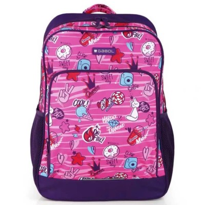 юношеска,раница,раници,gabol,sticker,wr,23l,junior,backpack,pink,(fuchsia)