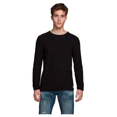 блуза,мъжки,пуловери,jack,&,jones,blucarlos,sweater,black,(black)