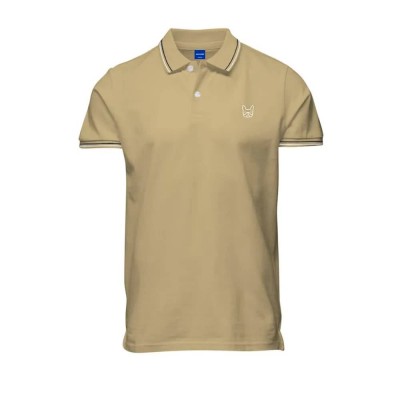 мъжки,блузи,с,яка,jack,&,jones,bulldog,short,sleeve,polo,straw,(beige)