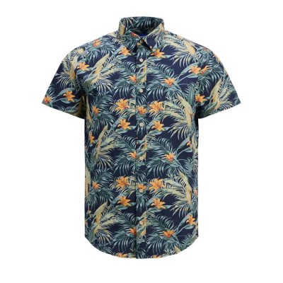 риза,с,къс,ръкав,мъжки,ризи,jack,&,jones,carlos,short,sleeve,shirt,blue