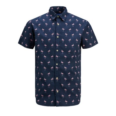 риза,с,къс,ръкав,мъжки,ризи,jack,&,jones,garcia,short,sleeve,shirt,navy,blazer,(blue)