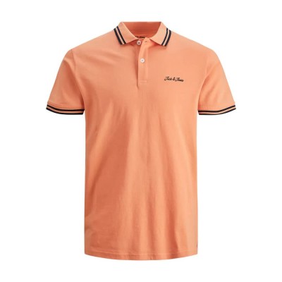 мъжки,блузи,с,яка,jack,&,jones,nery,short,sleeve,polo,shell,coral,(orange)