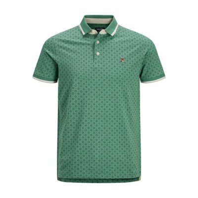 мъжки,блузи,с,яка,jack,&,jones,paulos,play,aop,short,sleeve,polo,green