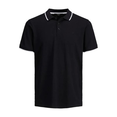 мъжки,блузи,с,яка,jack,&,jones,stretch,short,sleeve,polo,black,(black)