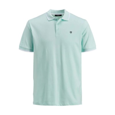 мъжки,блузи,с,яка,jack,&,jones,stretch,short,sleeve,polo,bleached,aqua,(blue)