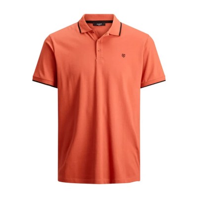 мъжки,блузи,с,яка,jack,&,jones,stretch,short,sleeve,polo,mecca,orange,(orange)