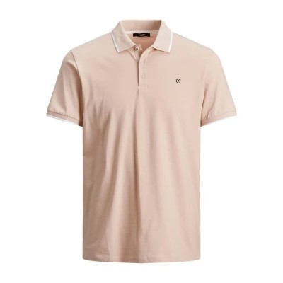 мъжки,блузи,с,яка,jack,&,jones,stretch,short,sleeve,polo,peach,whip,(beige)