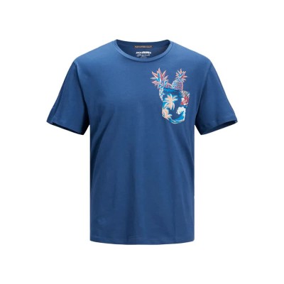 тениска,мъжки,тениски,jack,&,jones,tropicana,pocket,short,sleeve,t,shirt,ensign,blue,(blue)