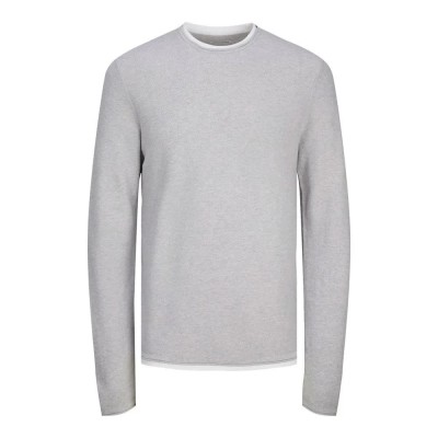 блуза,мъжки,пуловери,jack,&,jones,twinn,sweater,light,grey,melange,(grey)