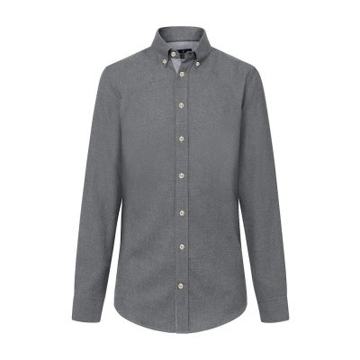 риза,с,дълъг,ръкав,мъжки,ризи,hackett,textured,flannel,long,sleeve,shirt,grey