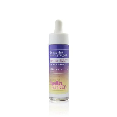 козметика,за,защита,от,слънце,hello,sunday,the,one,that,makes,you,glow,spf40,sunscreen,30ml,clear,(white)