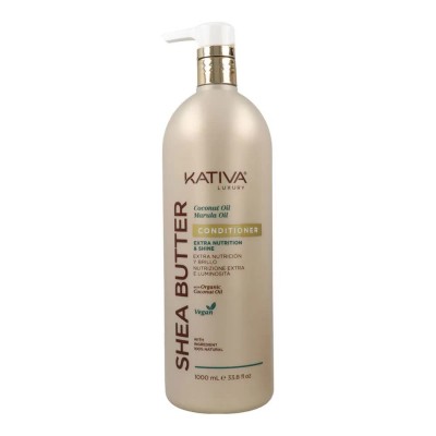 хигиена,коса,kativa,shea,butter,coconut,&,marula,oil,conditioner,1000ml,golden,(white)
