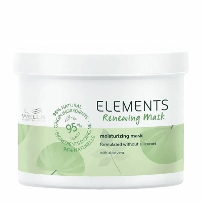 хигиена,коса,wella,professionals,elements,hair,mask,500ml,clear,(white)