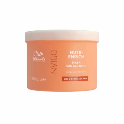 хигиена,коса,wella,professionals,invigo,nutri,enrich,hair,mask,500ml,clear,(white)