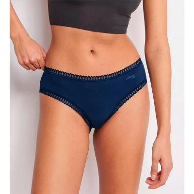 дамско,бельо,дамски,бикини,и,танкини,sloggi,go,crush,hipster,panties,3,units,dark,combination,blue,(blue)