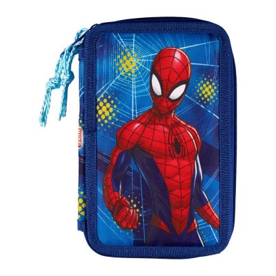 канцеларски,принадлежности,disney,​filled,double,decker,spider,man,(017608516),pencil,case,blue,(multicolor)