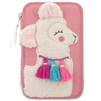 канцеларски,принадлежности,topmodel,cosy,with,application,(0412584),triple,pocket,pencil,case,pink,(blue)