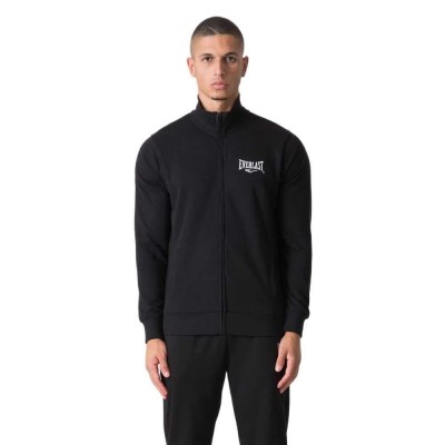 блуза,мъжки,пуловери,everlast,unbrushed,stretch,full,zip,sweatshirt,black,(black)