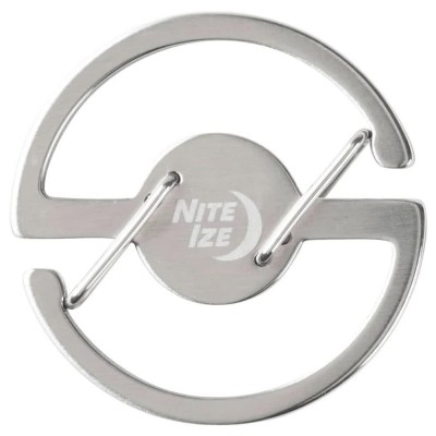 ключодържатели,nite,ize,medallion,lanyard,silver,(black)