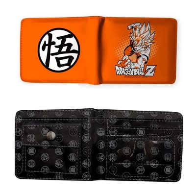 портфейли,и,портмонета,generico,dragon,ball,vinilo,goku,wallet,orange