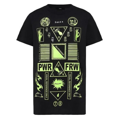 тениска,дамски,тениски,diesel,daria,e31,short,sleeve,t,shirt,black,(black)