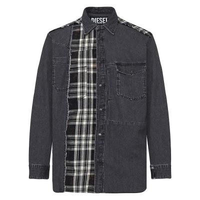 риза,с,дълъг,ръкав,мъжки,ризи,diesel,finly,long,sleeve,shirt,grey