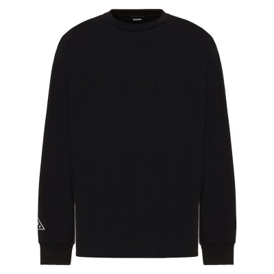 тениска,мъжки,тениски,diesel,jusx90,long,sleeve,t,shirt,black