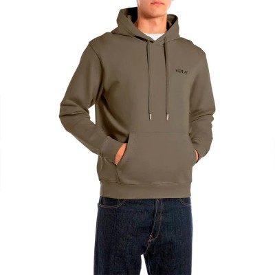 блуза,мъжки,пуловери,replay,m3189,.000.23802,sweatshirt,mud,(green)