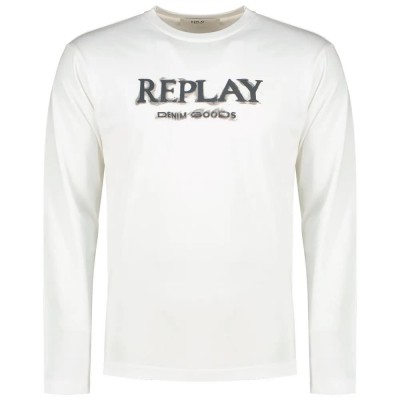 тениска,мъжки,тениски,дамски,тениски,replay,m3299,.000.2660,t,shirt,white,(natural,white)