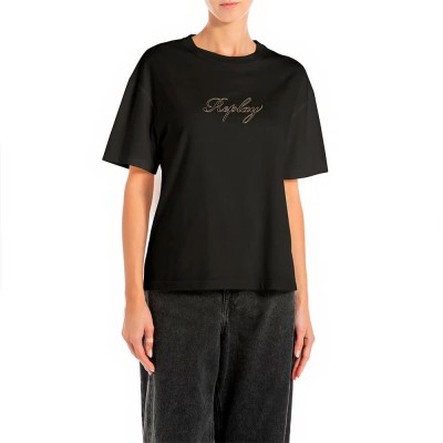 тениска,дамски,тениски,replay,w3089f.000.20994,t,shirt,black,(black)