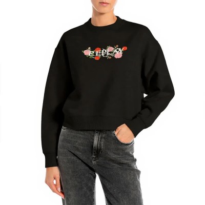 блуза,дамски,блузи,replay,w3461e.000.23942,sweatshirt,black,(black)