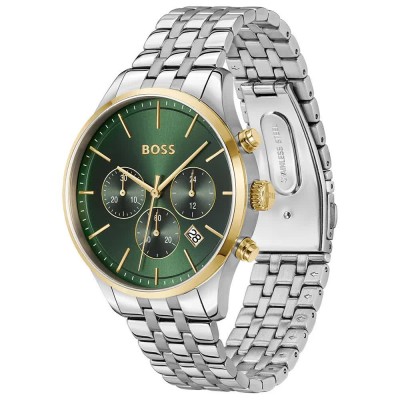 часовник,часовници,boss,avery,42,mm,watch,silver,(silver,green,mineral)