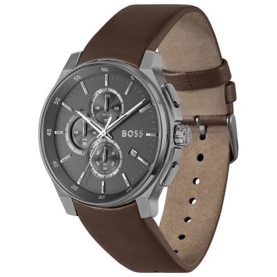 часовник,часовници,boss,peak,2.0,45,mm,watch,brown